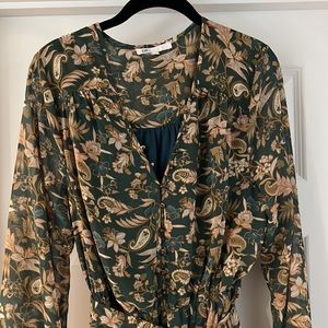 DR2 Green Paisley Dress
